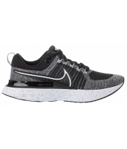 Кроссовки Nike Air Zoom React Infinity Run Flyknit 2 черные с серым