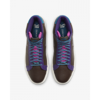 Кроссовки Nike SB Zoom Blazer Mid Premium коричневые